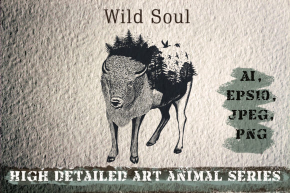 Animal Series, Wild Soul: A Timeless Vector Art Collection