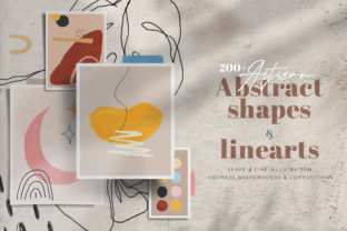 Artisan Abstract Shapes Line Art: A Creative Resource for Modern Design Needs
