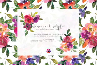 Hand Painted Vibrant Watercolor