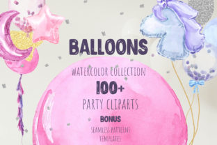 Party Balloons Watercolor Collection: A Creative Resource for Designers and Artists
