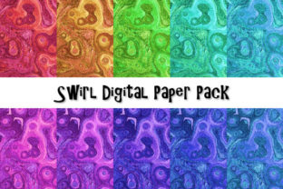 Swirl Digital Paper Pack: A Versatile Tool for Creative Designers