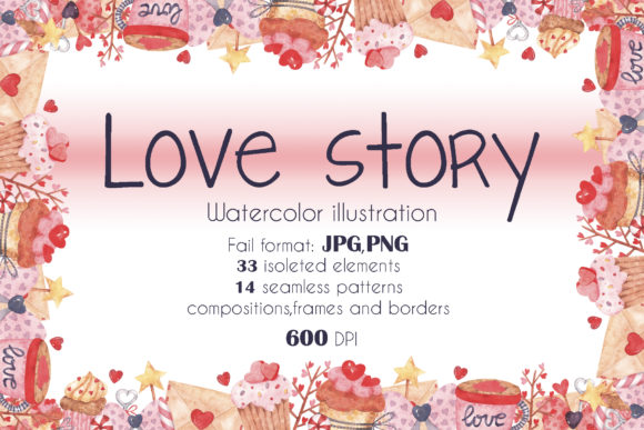 The Love Story Watercolor Set: A Versatile Resource for Creative Professionals